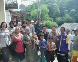 Hari Bhayangkara ke -77, Polresta Malang Kota Bedah 3 Rumah Warga di Sukun