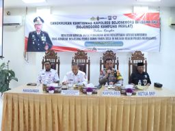 Cangkrukan Kamtibmas, Kapolres Bojonegoro Ajak Perguruan Silat Ciptakan Pemilu Damai dan Aman