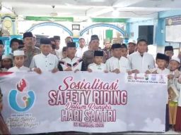 Sambut Hari Santri, Polres Pelabuhan Tanjung Perak Ajak Santri Wani Berbudaya Tertib