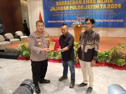 Polda Jatim Dengan Awak Media Deklarasi Sinergi Untuk Jaga Keamanan Pilkada Serentak 2024