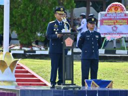 Irkodau III Pimpin Upacara HUT Ke-80 TNI Di Biak Numfor