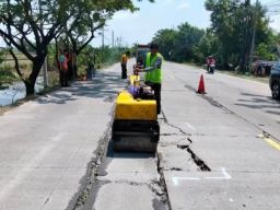 BBPJN Jatim-Bali Gerak Cepat Tangani Jalan Rusak Bojonegoro–Cepu di Desa Ngulanan