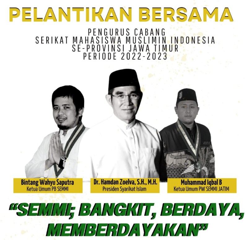 Pelantikan Pengurus Cabang SEMMI Se-Jawa Timur, LPKAN JATIM Sangat Mengapresiasi