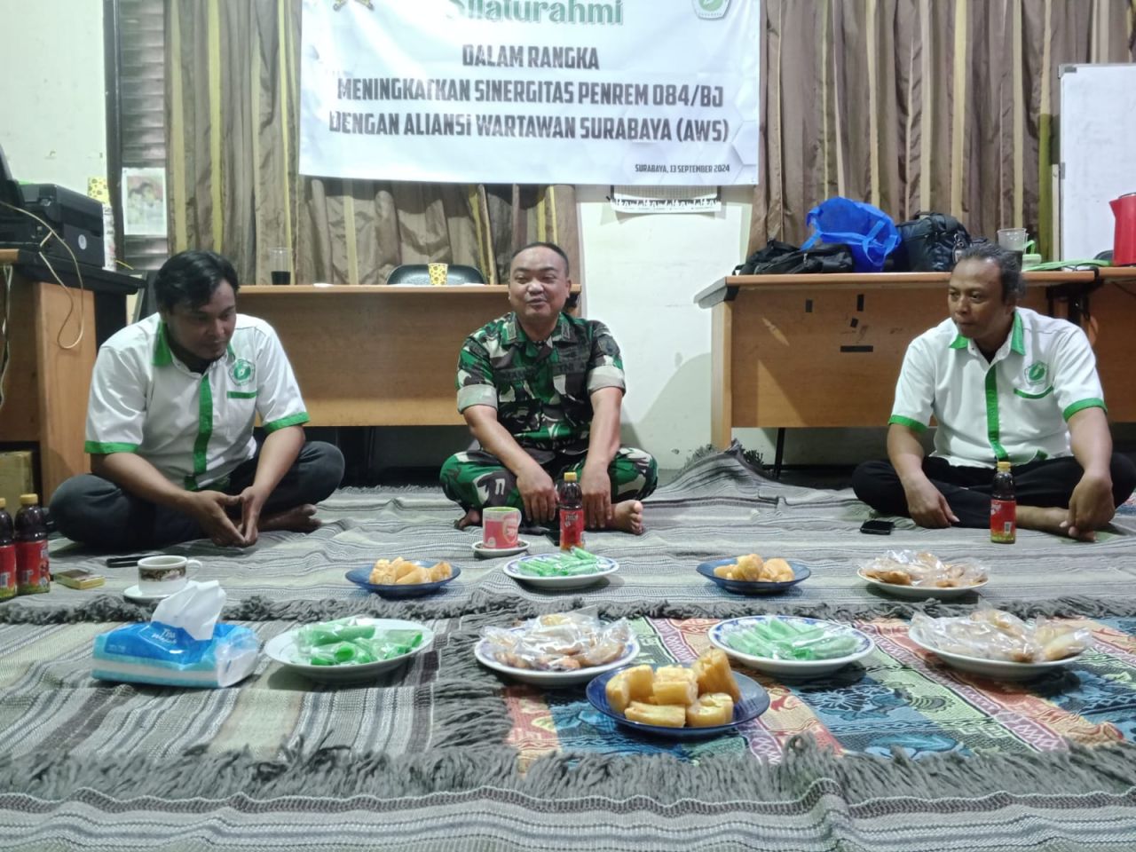 Kapenrem 084/BJ Bhaskara Jaya Silaturahmi Ke Kantor AWS, Aliansi Wartawan Surabaya