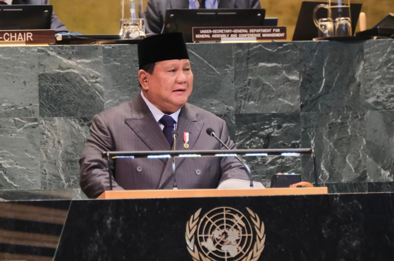 Gebrak meja, Pidato peduli kemanusiaan Presiden Prabowo