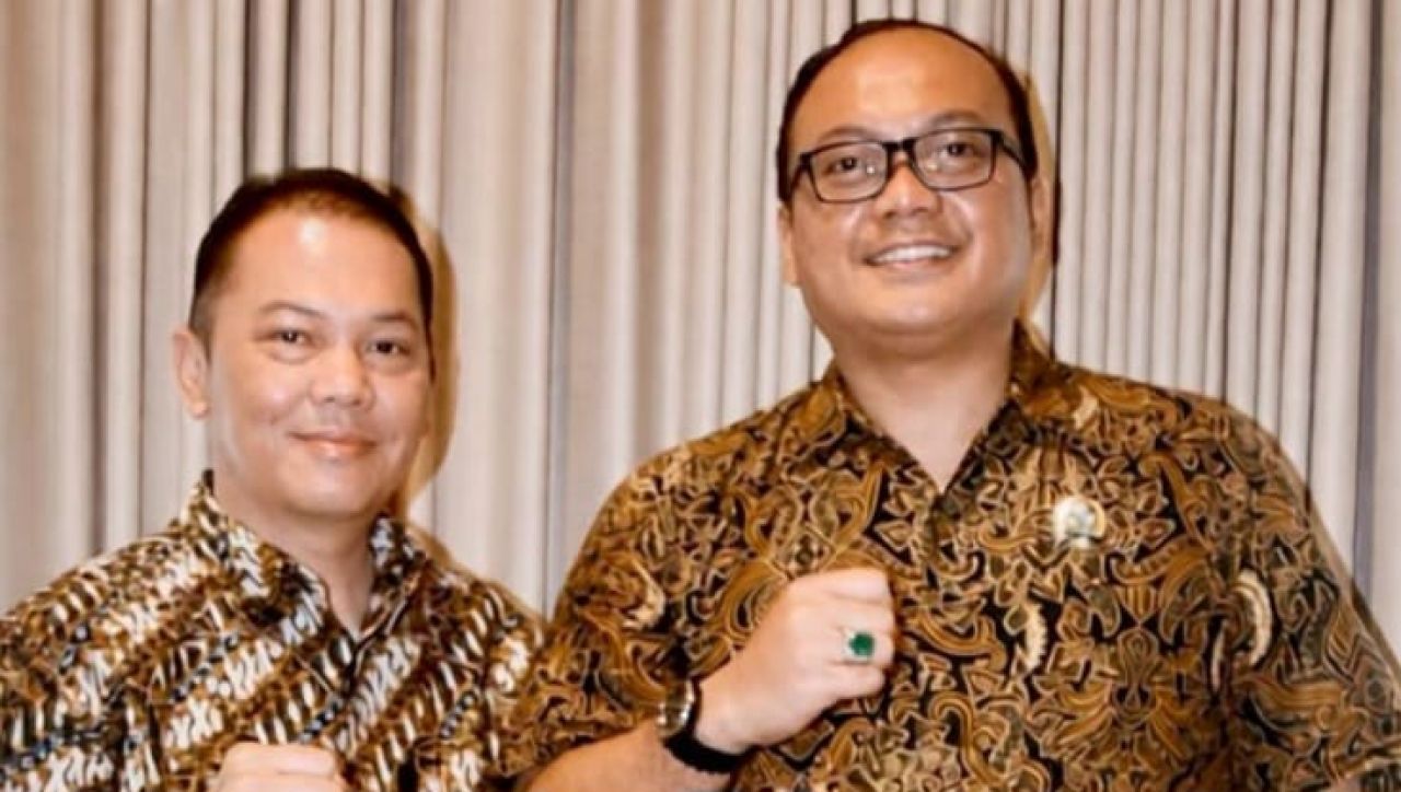Ketua III DPP LPKAN Indonesia, Andre Febrianto (kanan)
