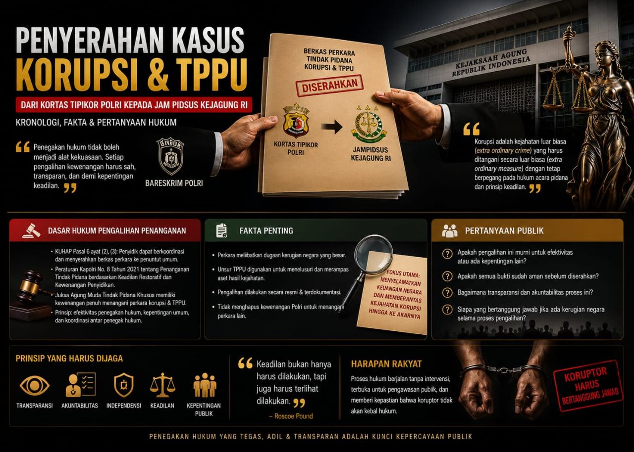 Kasus Dugaan Korupsi Febrie Adriansyah Diserahkan ke Jampidsus, Rakyat Minta Tanggung Jawab Komisi III DPR RI