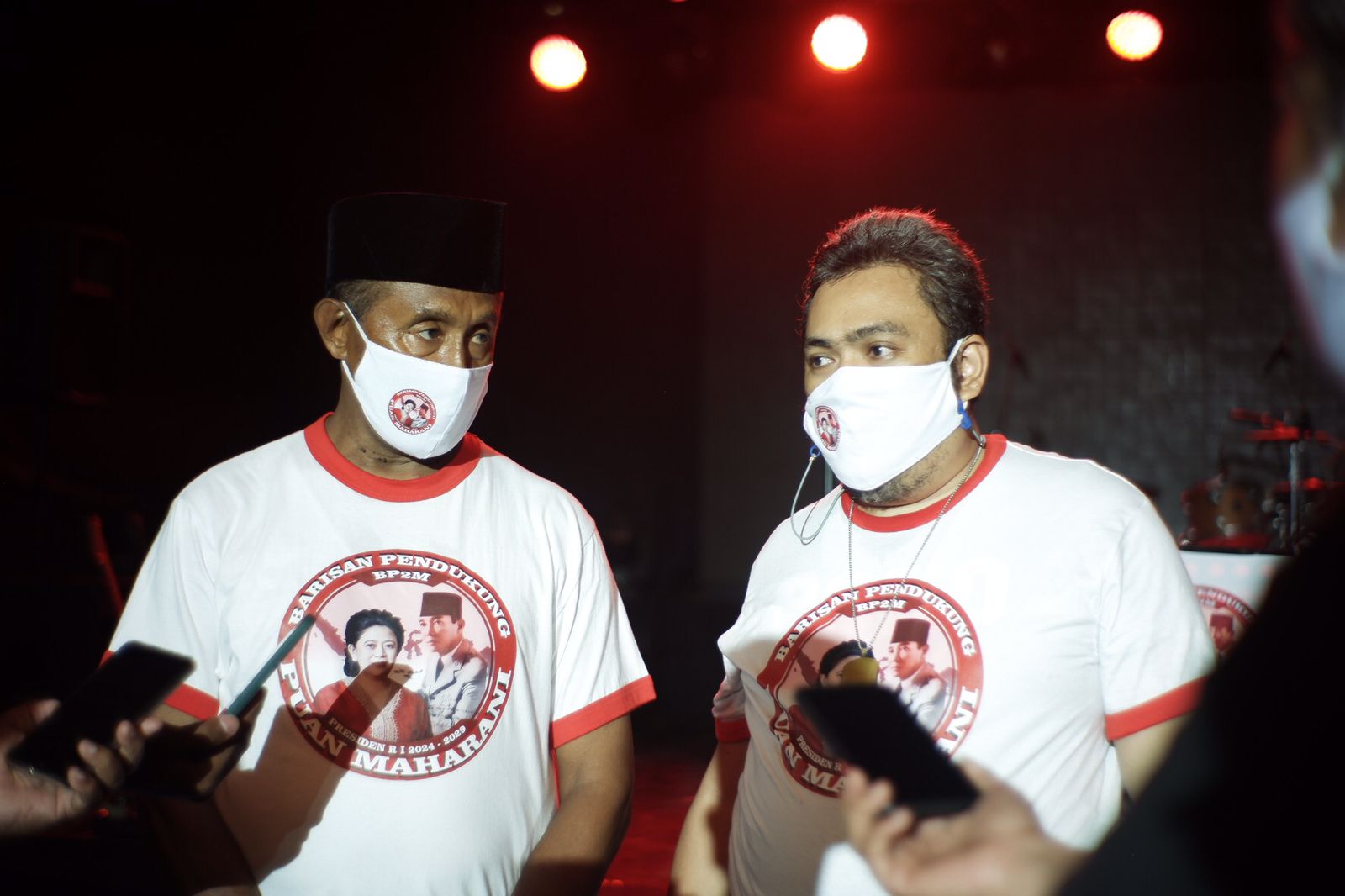 Ketum BP2M Timur Malaka Kiemas (kanan) dan Sekjen BP2M Nurdin Latupono (kiri)