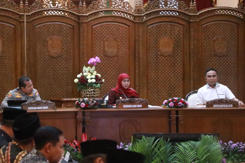 Polda Jatim Bersama Pemprov Jawa Timur Gelar Rakor Bahas Laka Perlintasan Kereta Api