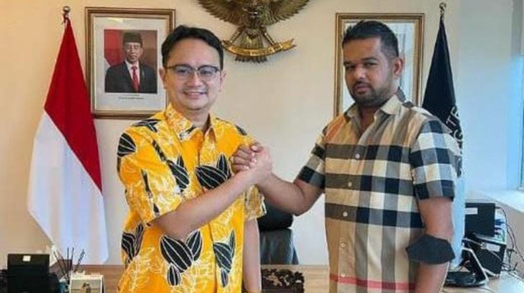 <p><span style="text-align: justify;">Wakil Ketua Umum DPP Angkatan Muda Pembaharuan Indonesia (AMPI) Abdul Rahman alias Dedek Ray (kanan)</span></p>